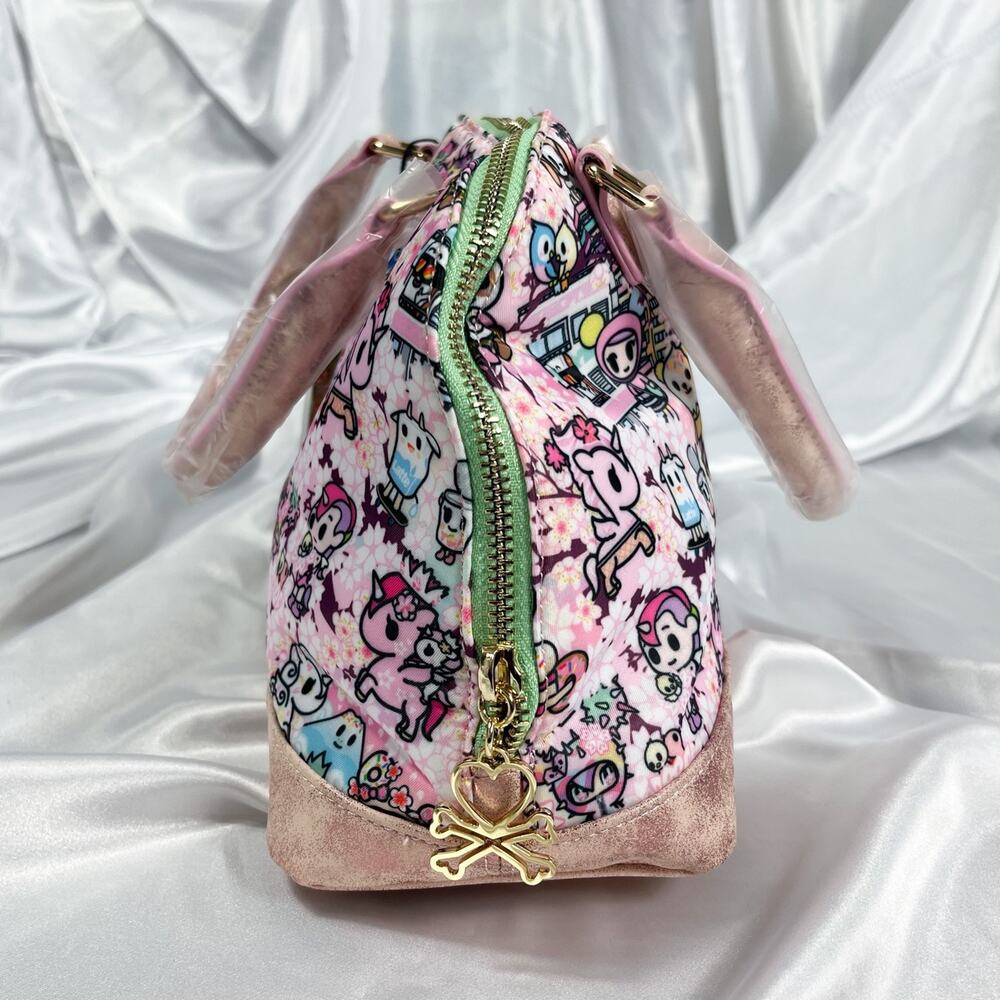 Tokidoki Hanami Picnic Dome Bag Pink Kawaii Purse SDCC 2022 Cherry Blossom NWT - Picture 3 of 9